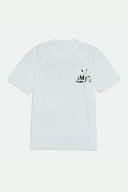 Slogan Tees White