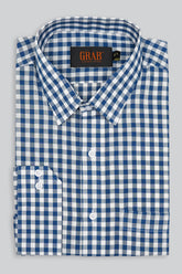 BLUE ROYAL CHECK SHIRT 65C