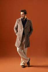 Classic Checkered Overcoat