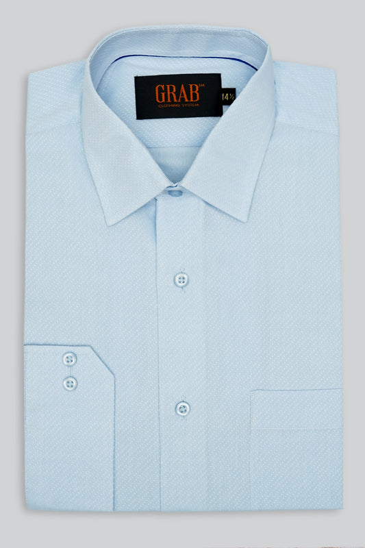 BLUE SELF SHIRT