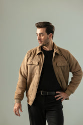Nomad Tan Suede Jacket