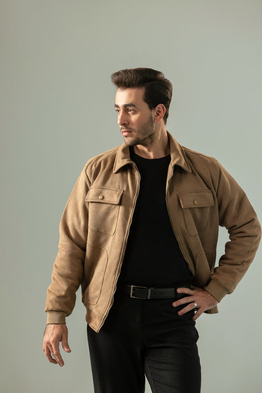 Nomad Tan Suede Jacket