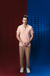 RELAXED POLO ZIPPER