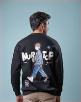 "Nurtop" Black Sweatshirt