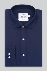 CLASSIC NAVY PLAIN FPRMAL SHIRT