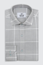 GREY CHECK SHIRT