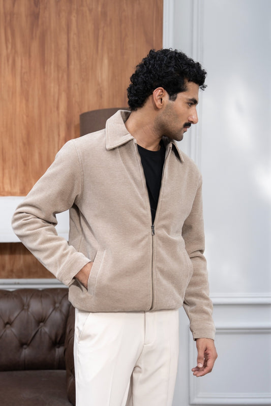 CORDUROY ZIP UP JACKET