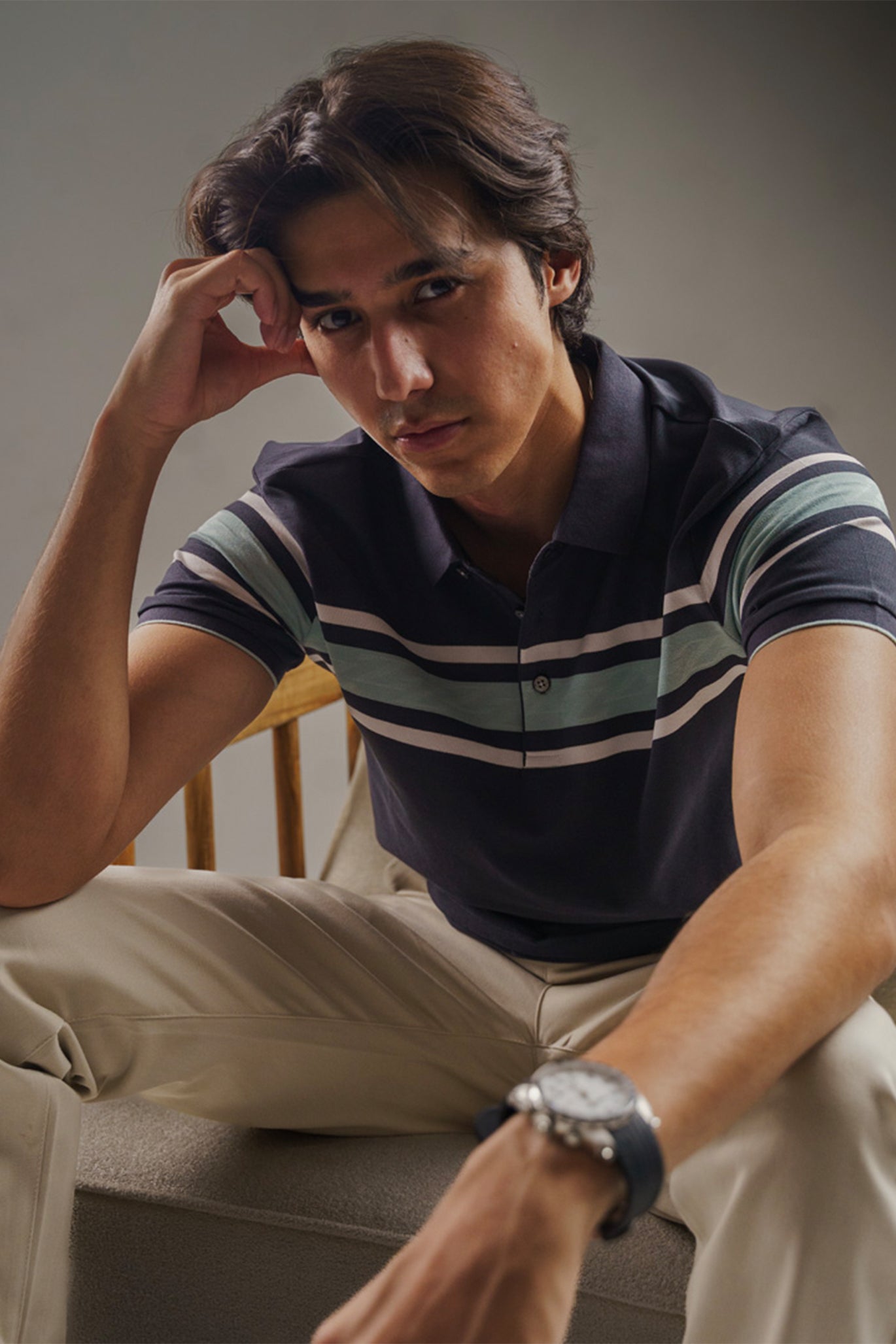 Striped Polo 24011
