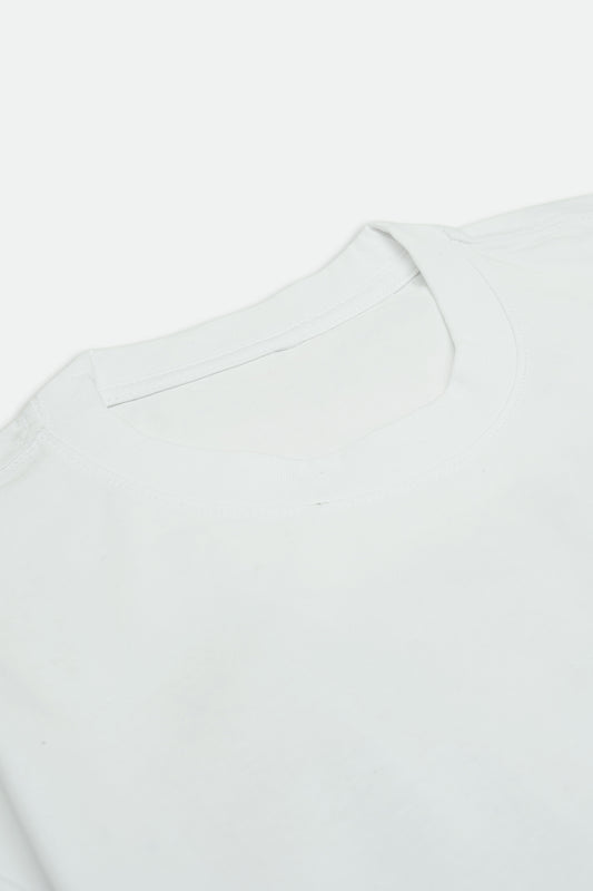 Slogan Tees White