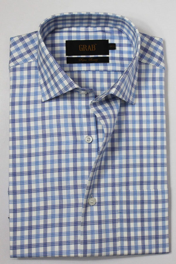 Gents Formal Check Shirt - 125C