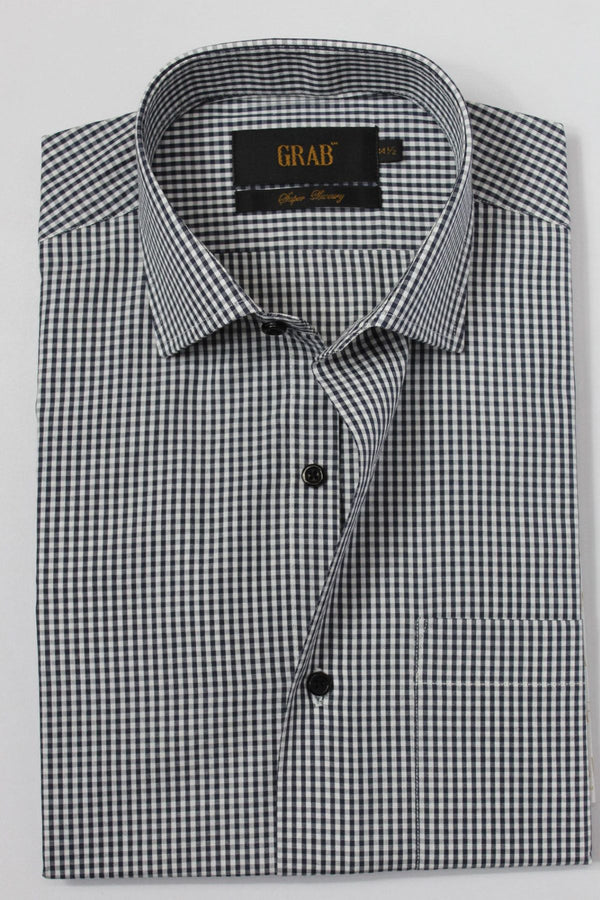 Gents Formal Check Shirt - 120C