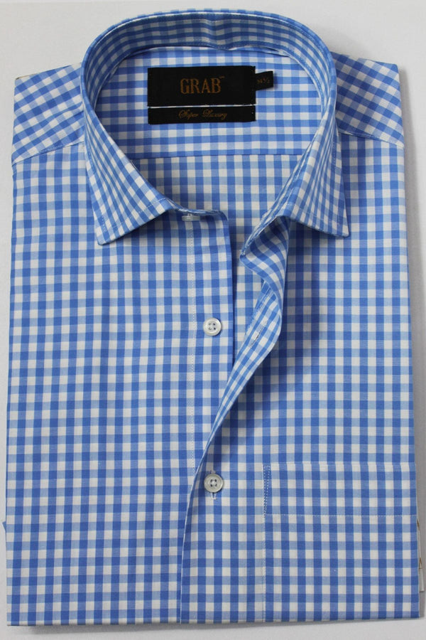 Gents Formal Check Shirt - 118C