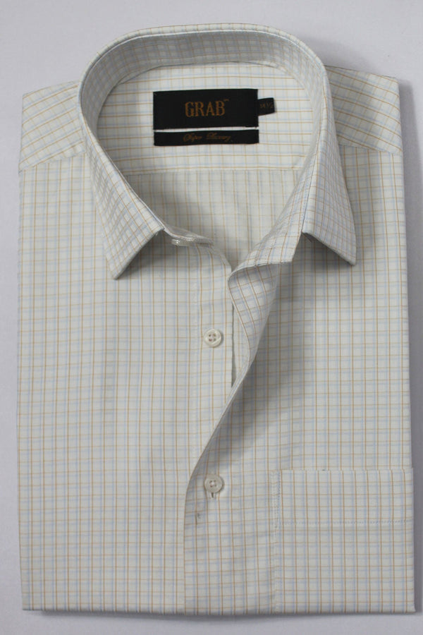 Gents Formal Check Shirt - 159C