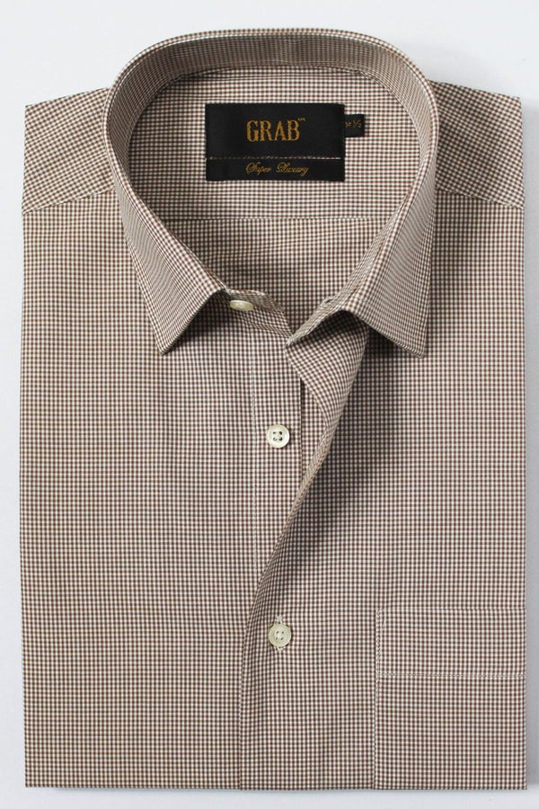 Gents Formal Check Shirt - 146C