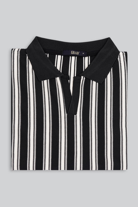 Textured Polo Shirt (BL1 )