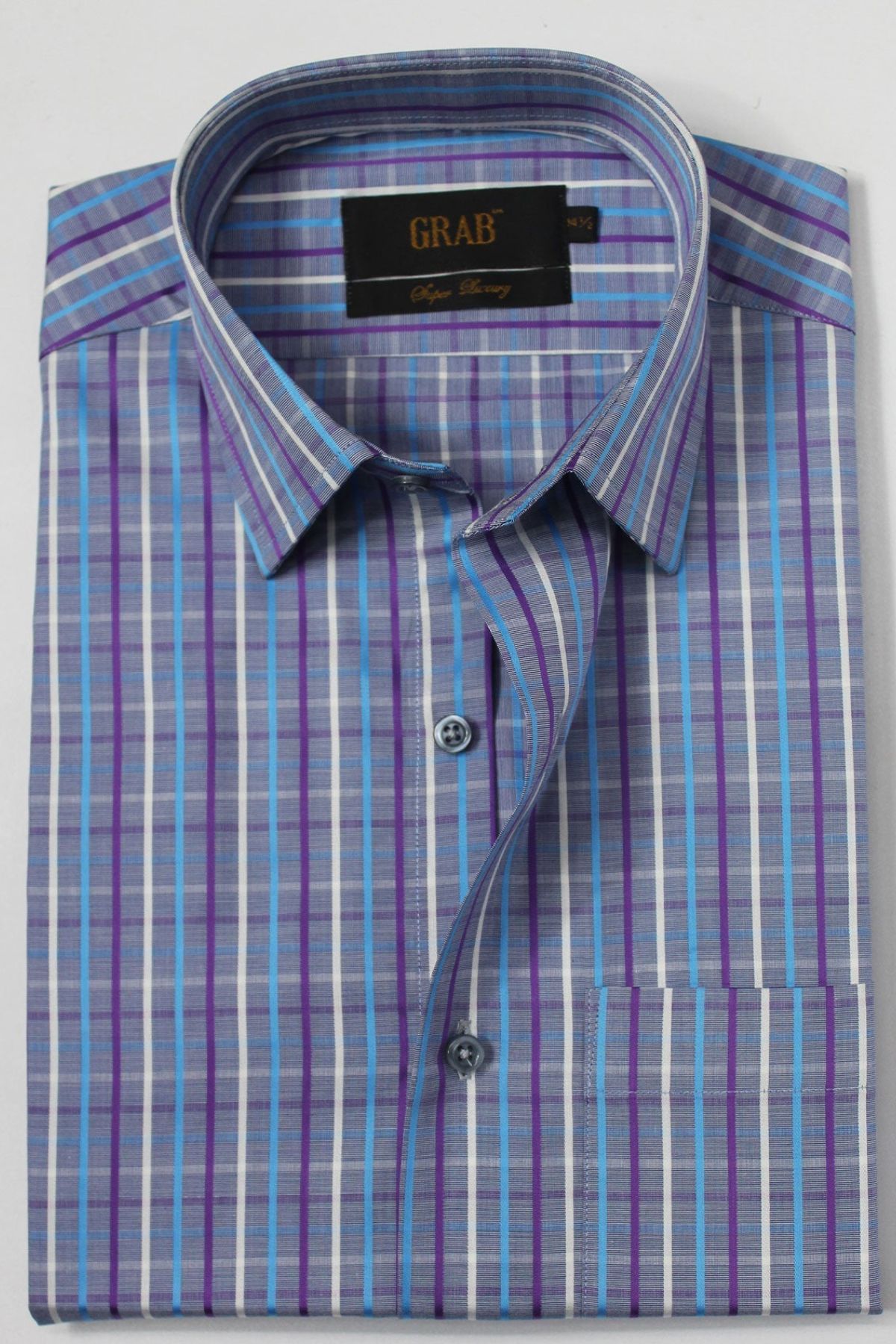 BLUE CHECKERED SHIRT