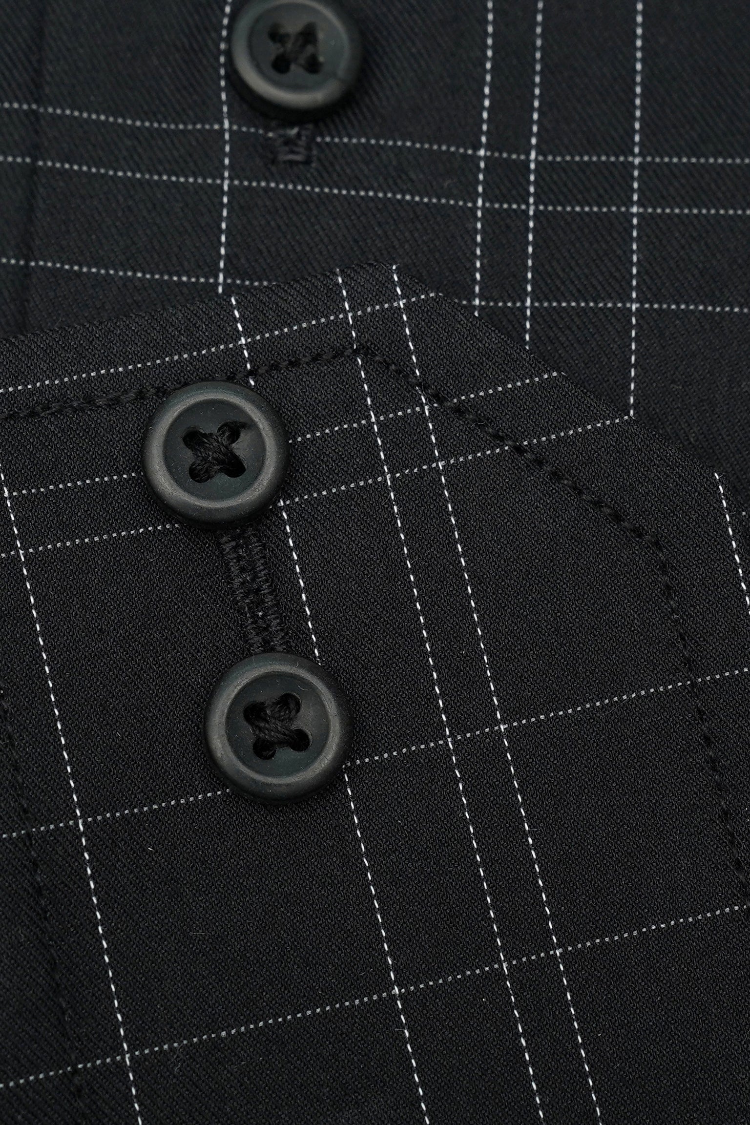 BLACK CLASSIC CHECK SHIRT