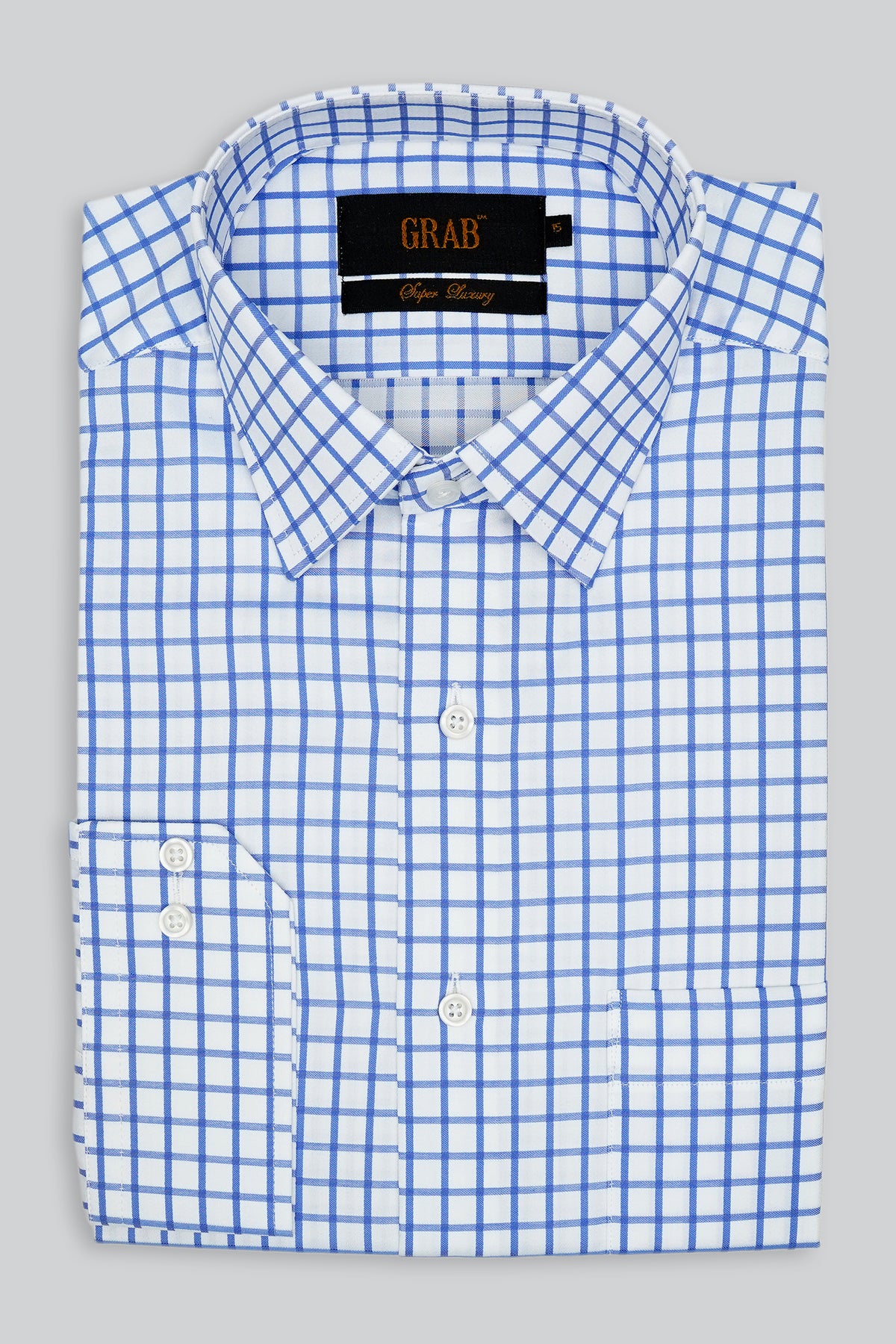 CLASSIC BLUE CHECKERD SHIRT
