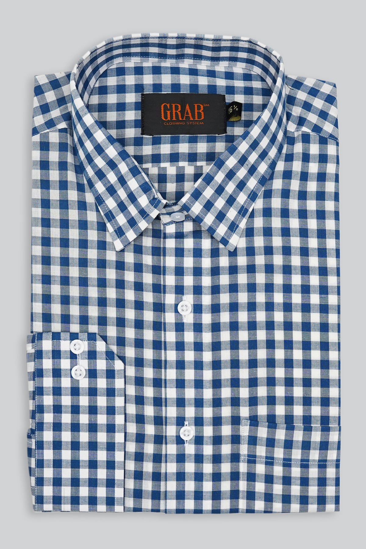 BLUE ROYAL CHECK SHIRT 65C
