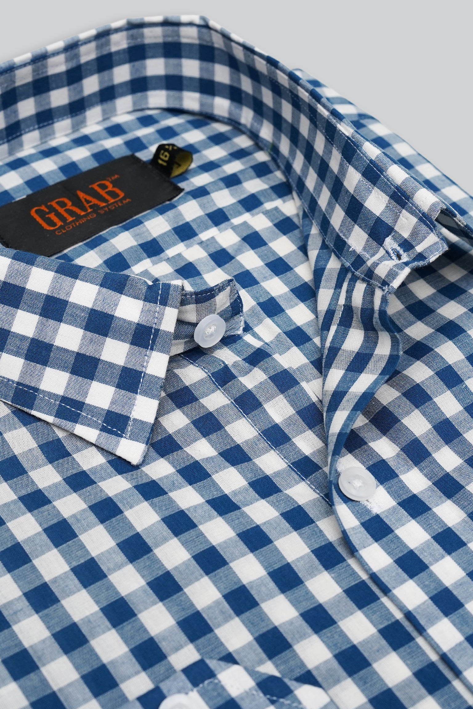 BLUE ROYAL CHECK SHIRT 65C