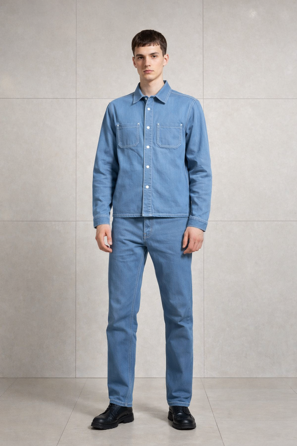 Denim Twin Set  Sky