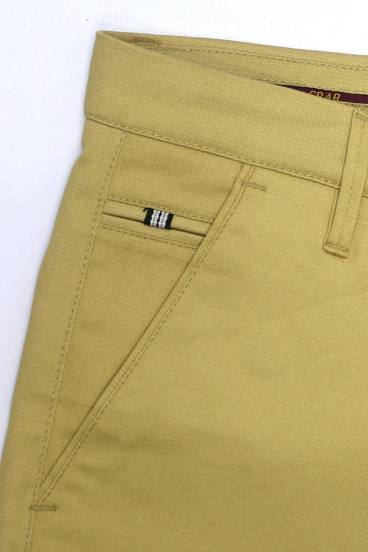 Gents Cotton Pant Yellow