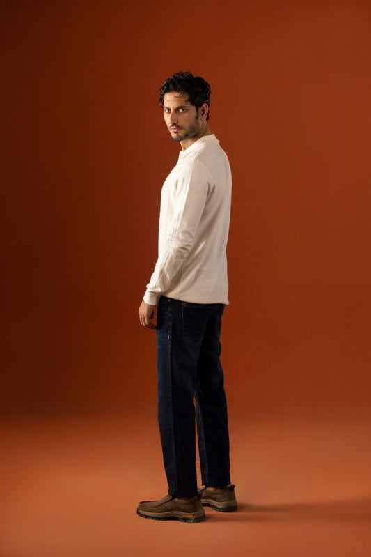 Knitted Polo Zipper