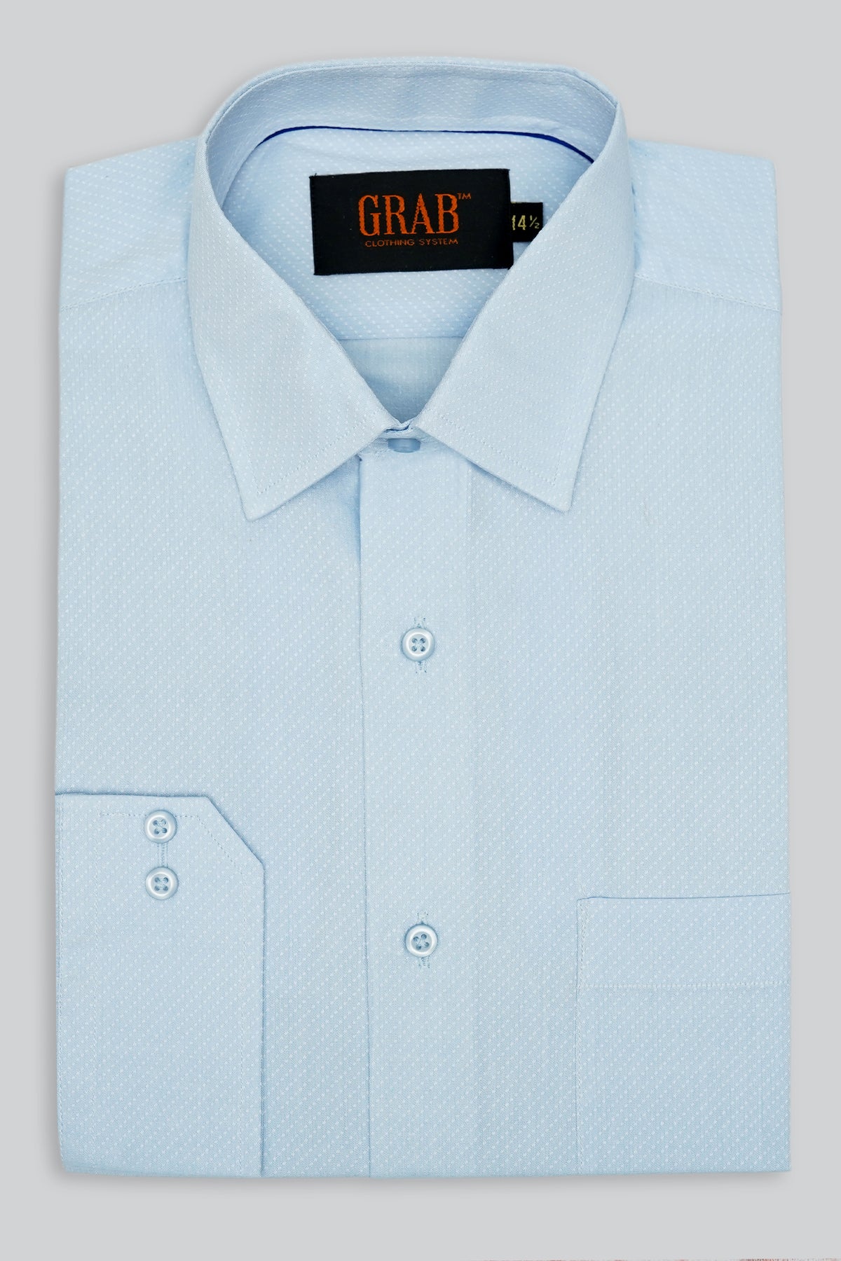 BLUE SELF SHIRT