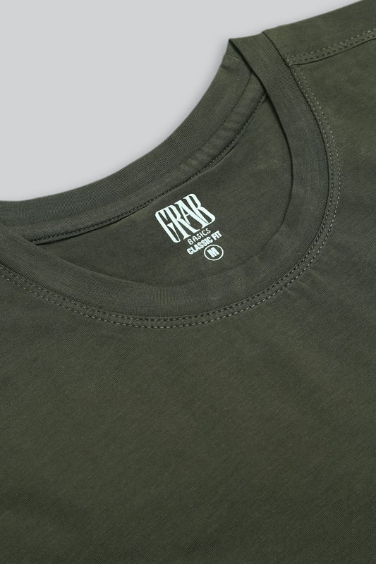 MEN BASIC DOUBLE KNIT T-SHIRT