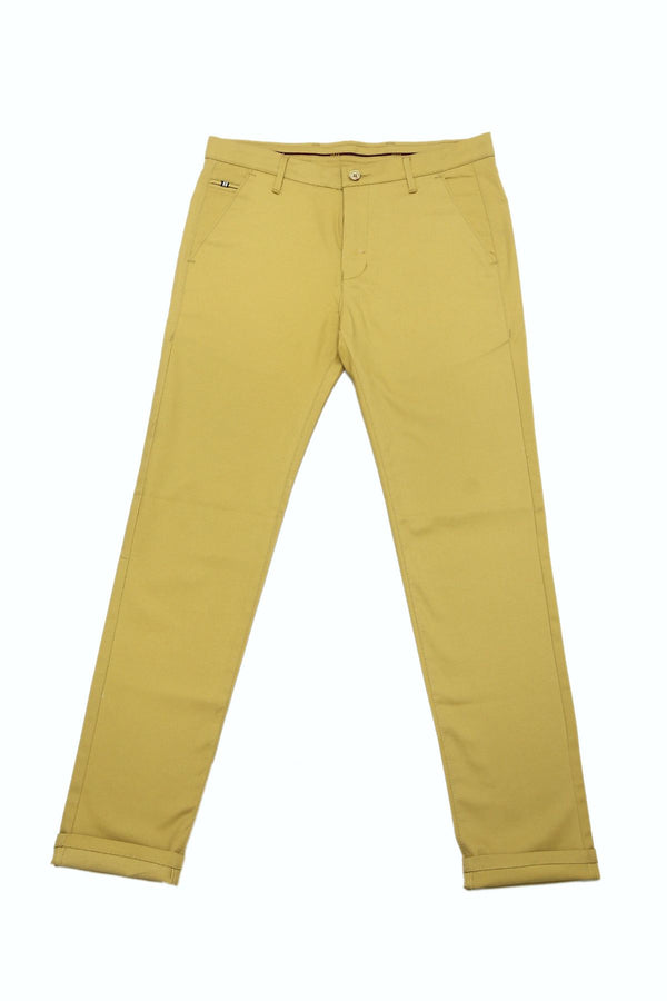 Gents Cotton Pant Yellow