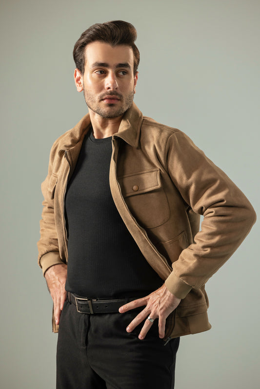 Nomad Tan Suede Jacket