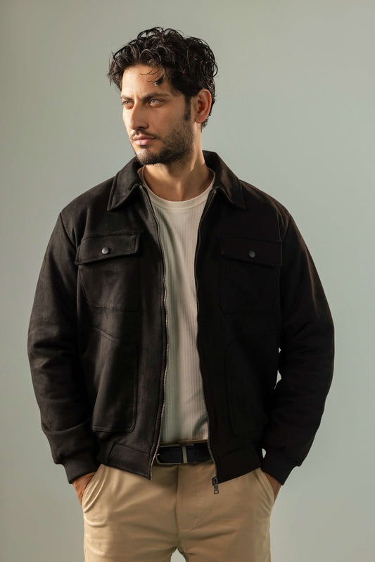 Nomad Black Suede Jacket