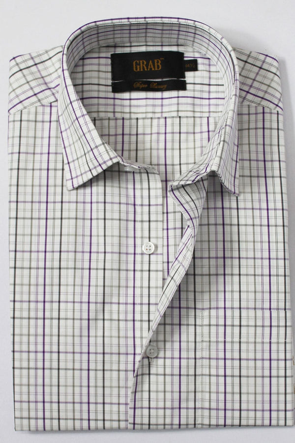 Gents Formal Check Shirt - 143C