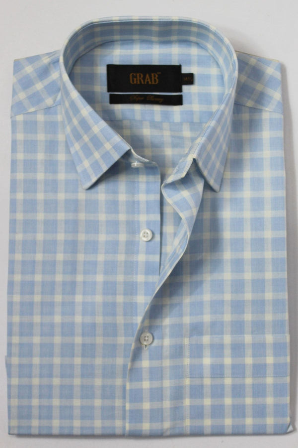 Gents Formal Check Shirt - 142C