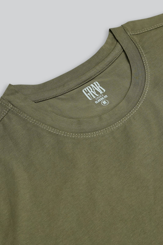 MEN BASIC DOUBLE KNIT T-SHIRT