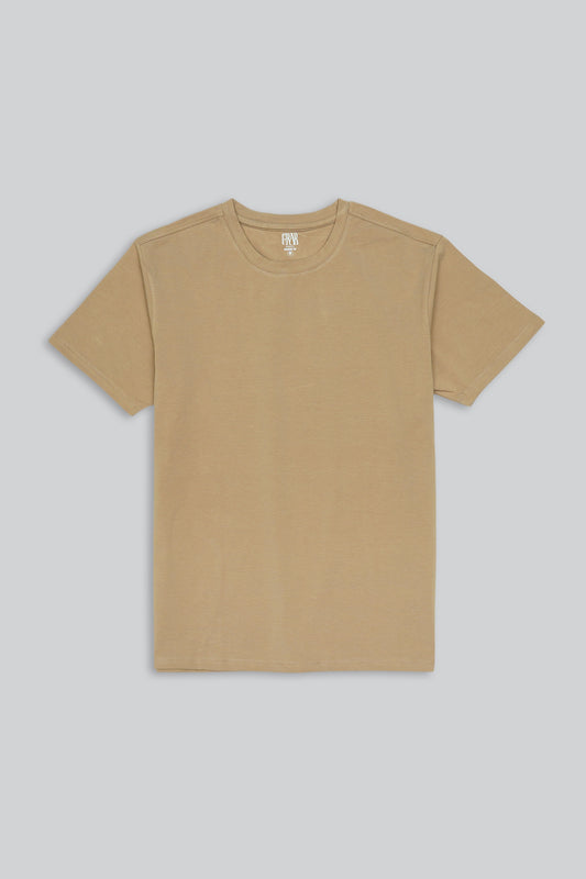 MEN BASIC DOUBLE KNIT T-SHIRT