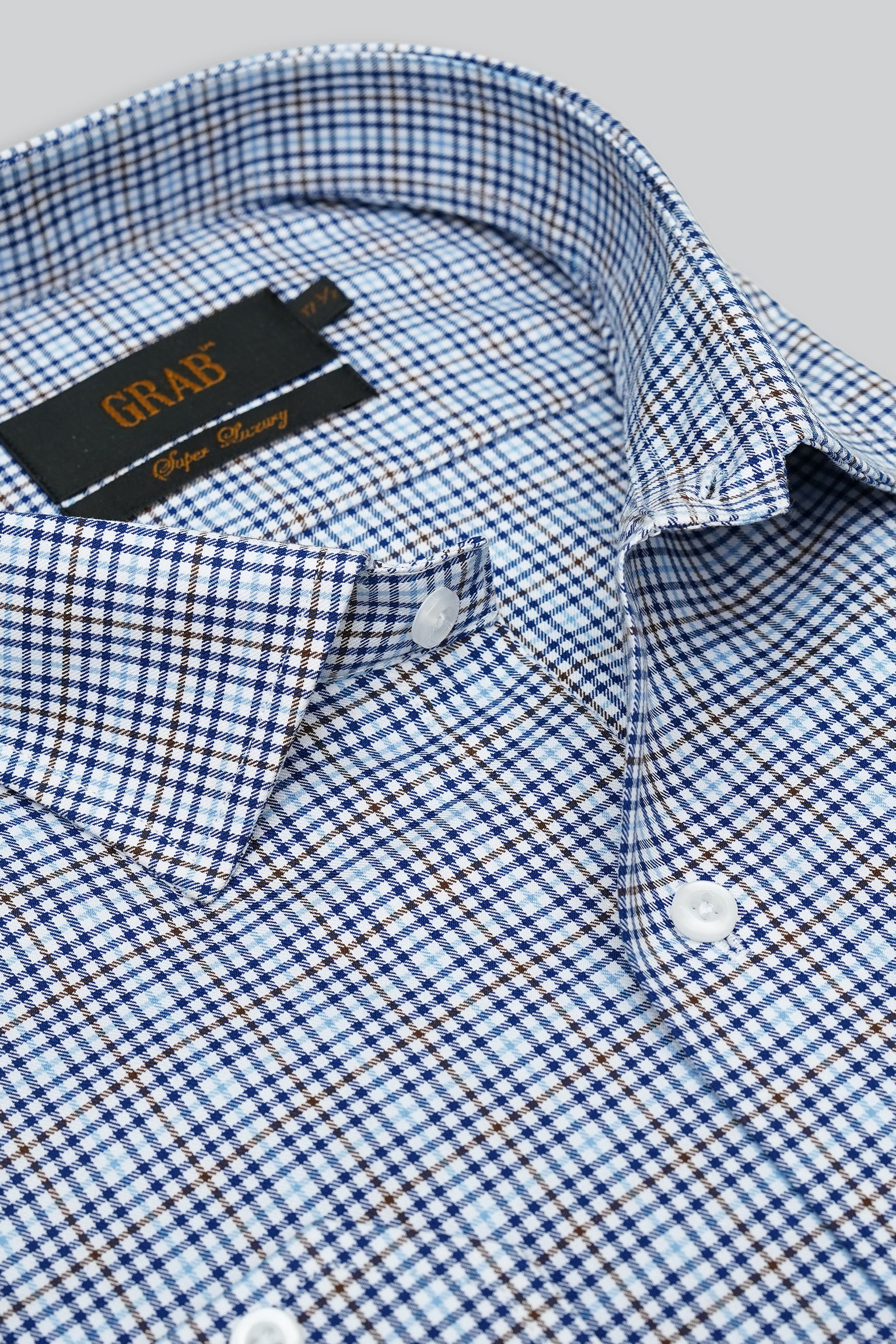 BLUE CLASSIC CHECK SHIRT