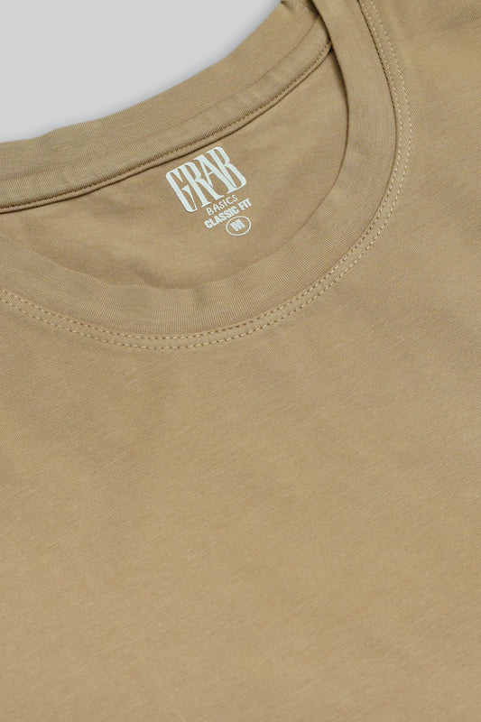 MEN BASIC DOUBLE KNIT T-SHIRT