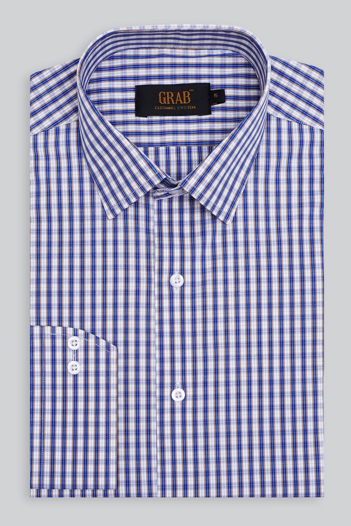 Tailored Smart Fit Shirt Checkered  ( nor2 )