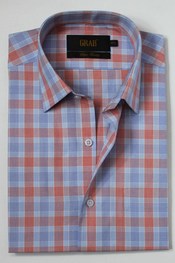 Gents Formal Check Shirt - 158C