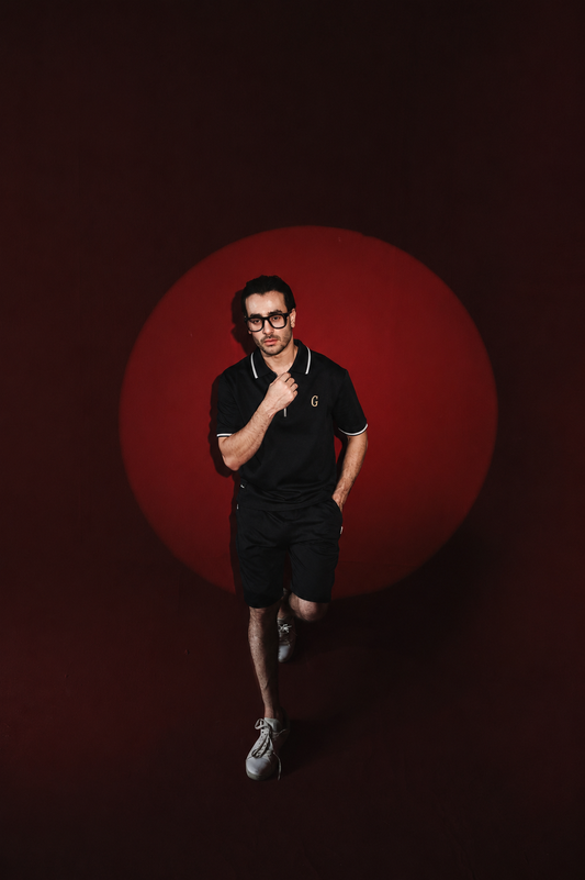 QUATER ZIPPER POLO (BL4)
