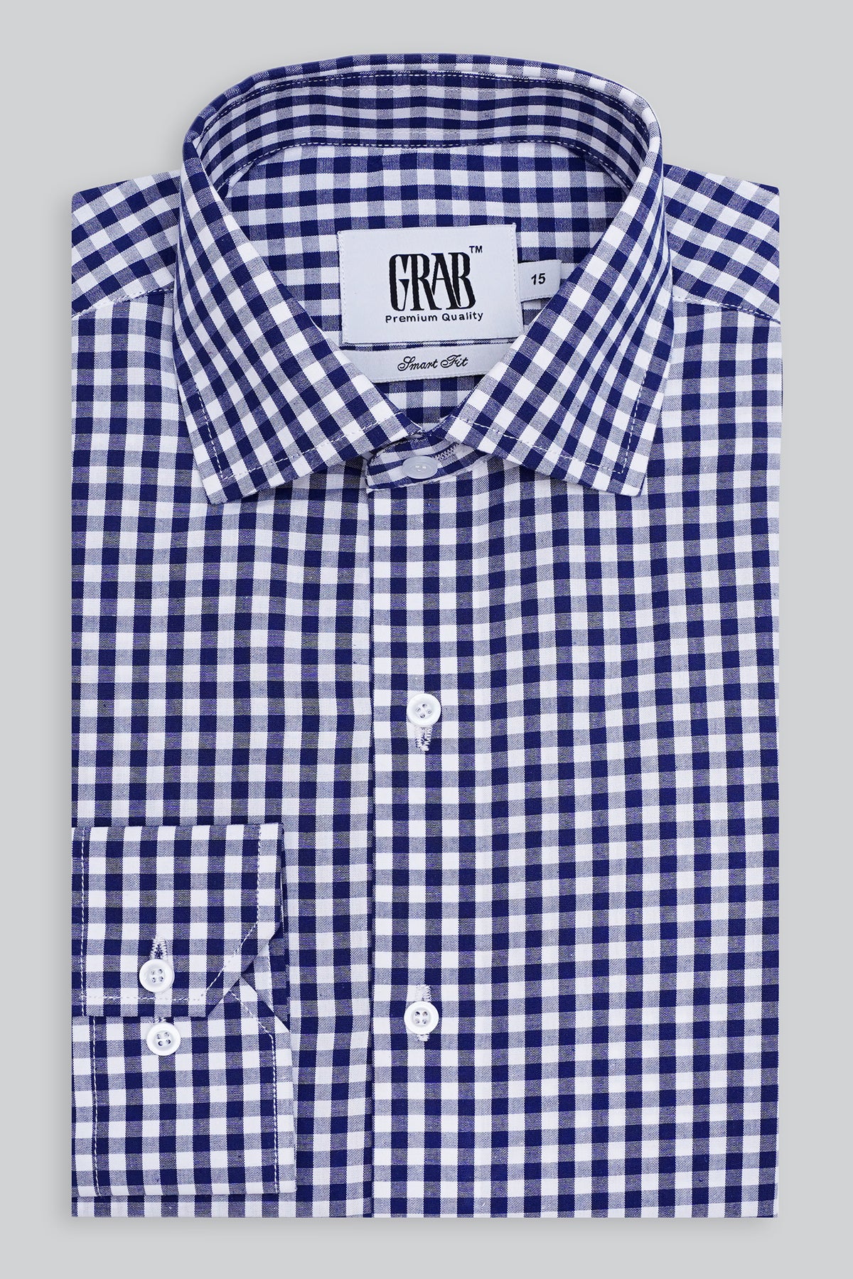 Tailored Smart Fit Shirt Checkered ( gul10 )