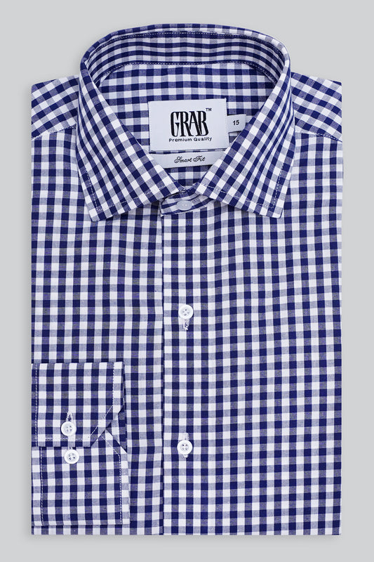 Tailored Smart Fit Shirt Checkered ( gul10 )