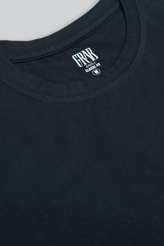 MEN BASIC DOUBLE KNIT T-SHIRT