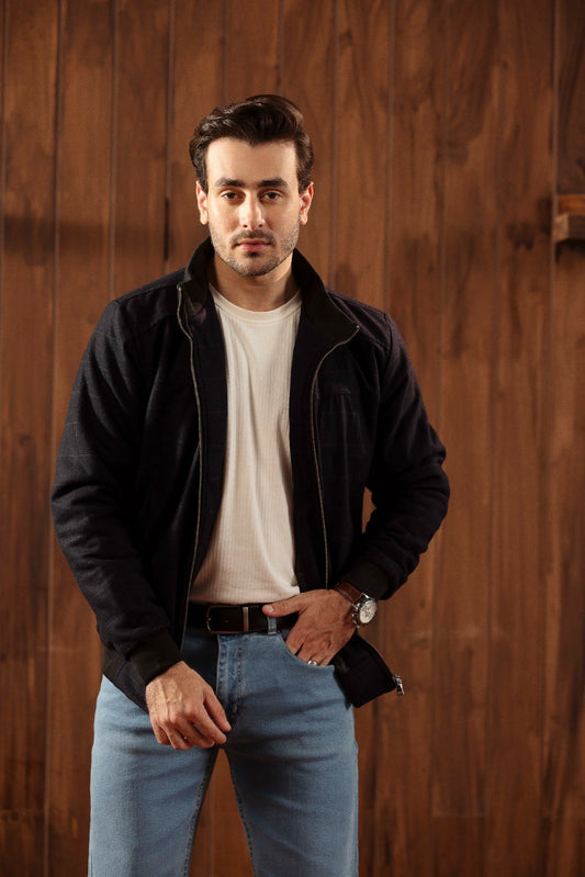 WAFFLE-TEXTURED JACKET Mj48