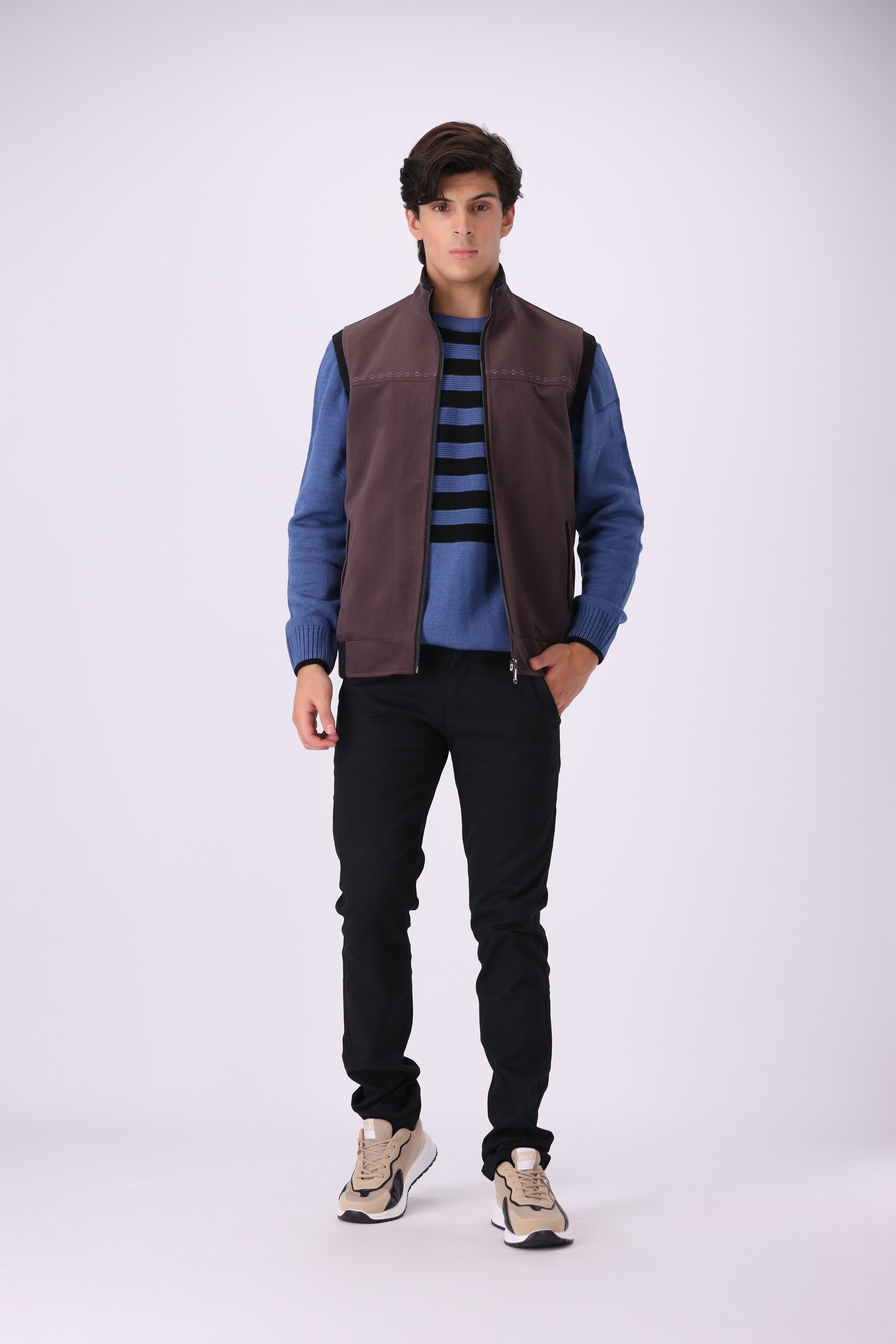 D-PURPLE JACKET TWEED S/L (02)