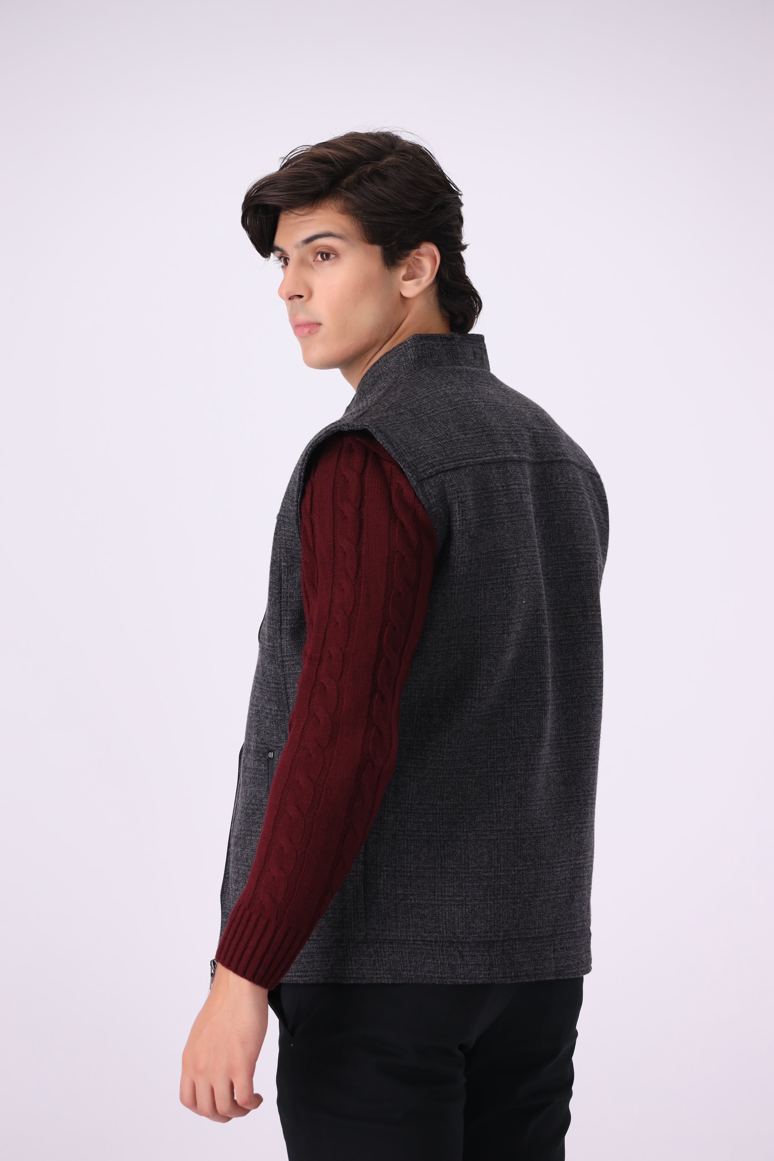 GRAY JACKET TWEED S/L (083N)