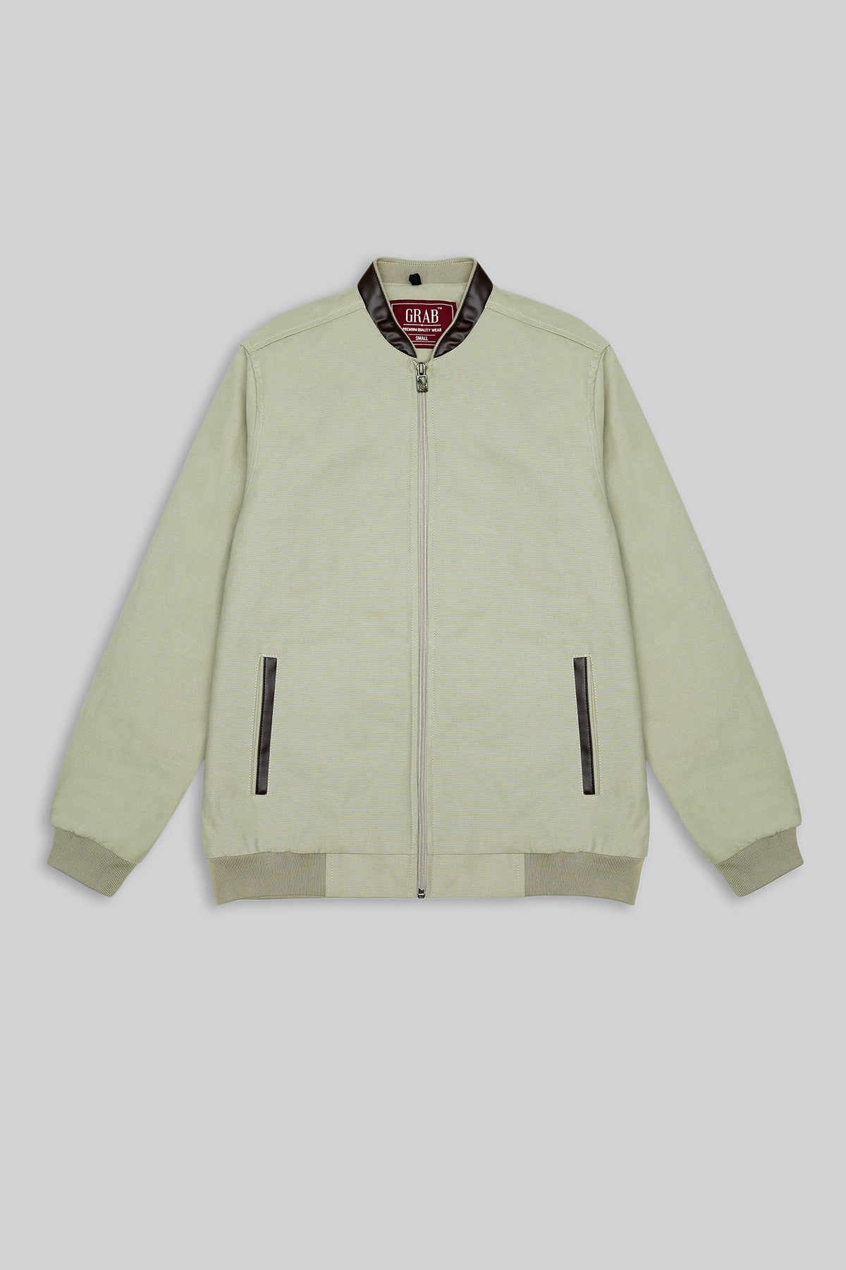 Cotton Regular Jacket Leather Collar