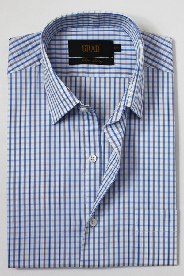 Gents Formal Check Shirt - 138C