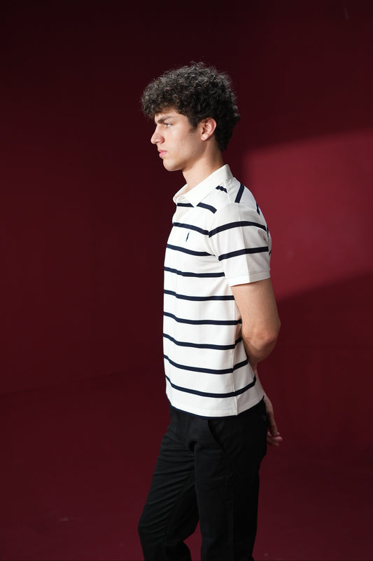 CUSTOM FIT MESH POLO SHIRT